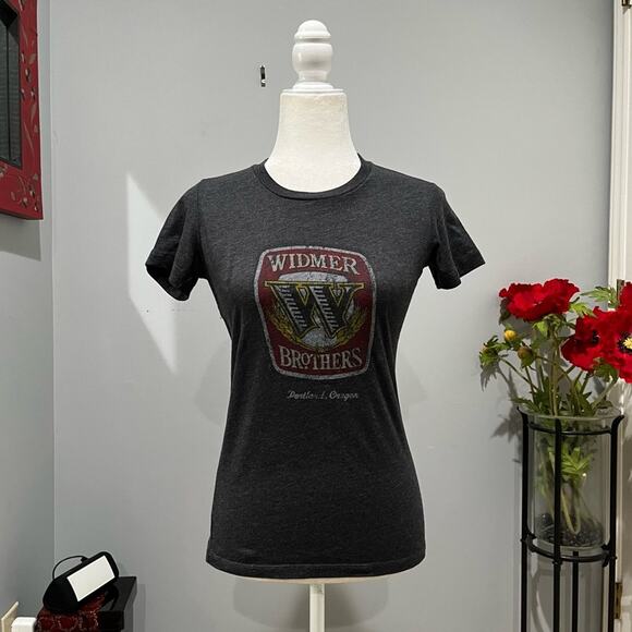 NEW Bella Cotton Widmer Brothers Brewing Portland Oregon Short Sleeve T Shirt S - Picture 1 of 12